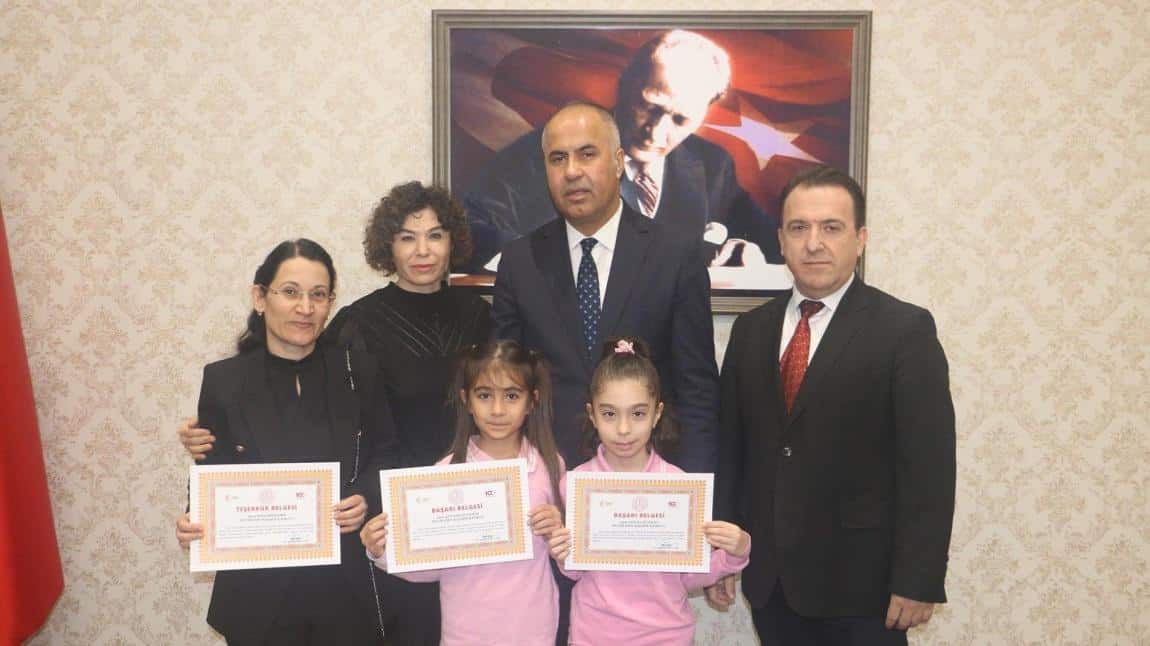 Türkiye Okullar Arası Zekâ Oyunları Şampiyonasında Bölge Finallerine Katılmaya Hak Kazanan Öğrencilerimiz Ödüllendirildi